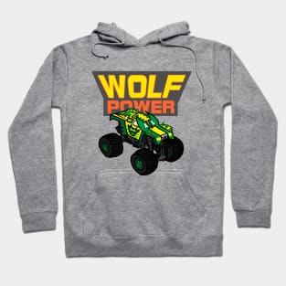 Australian Wolf Power Monster Truck Hoodie